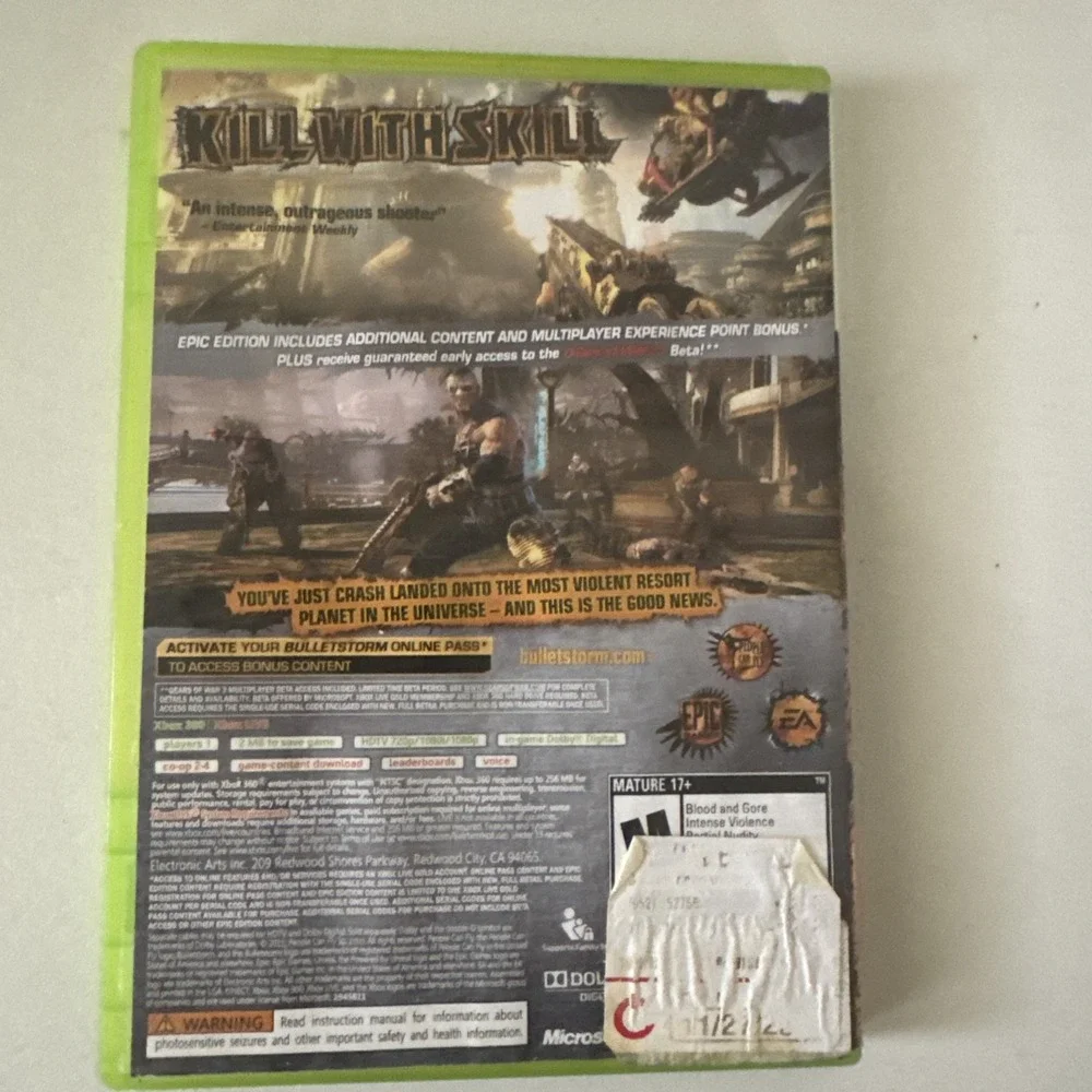 Bulletstorm Epic Edition for Xbox 360